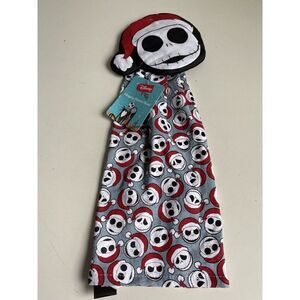 Disney Nightmare Before Christmas Hanging Kitchen Towel Jack Santa Hat NEW